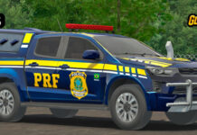Skins Chevrolet S10 PRF Policia Rodoviária Federal