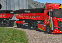 Skins Iveco S Way Vermelho Conjunto Exclusivo Personalizado
