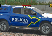 Skins Chevrolet S10 Policia Rondonia