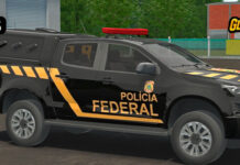 Skins Chevrolet S10 Policia Federal