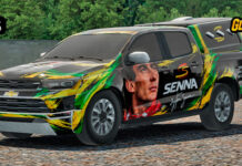 Skins Chevrolet S10 Pintura Especial Ayrton Senna