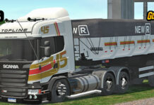 Skins Scania R Conjunto Exclusivo no RodoCaçamba