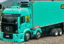 Skins VW Constellation Verde Ciano Qualificado